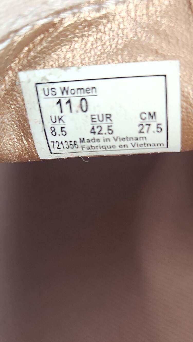 Vans Classic Slip-On Perforated Blush Pink Rose Gold Lining Women's Size 11 - Picture 5 of 6